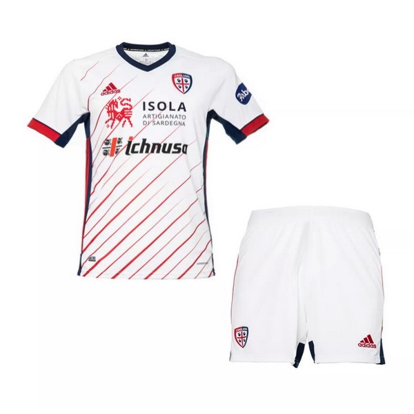 Camiseta Cagliari Calcio 2ª Niños 2020/21 Blanco